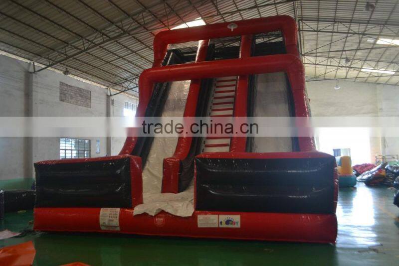 Popular inflatable swimming pool game water park slides