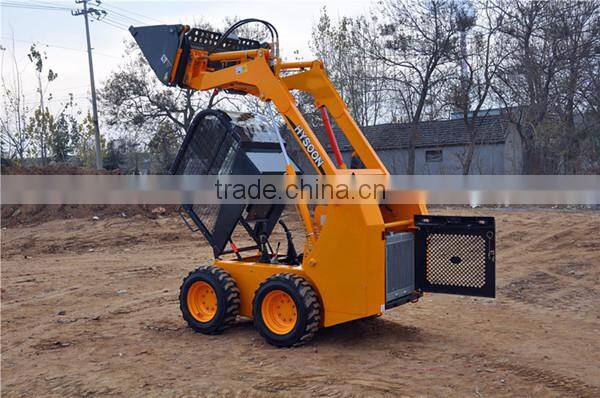 New Useful Chinese skid steer loader with 4 in 1 bucket