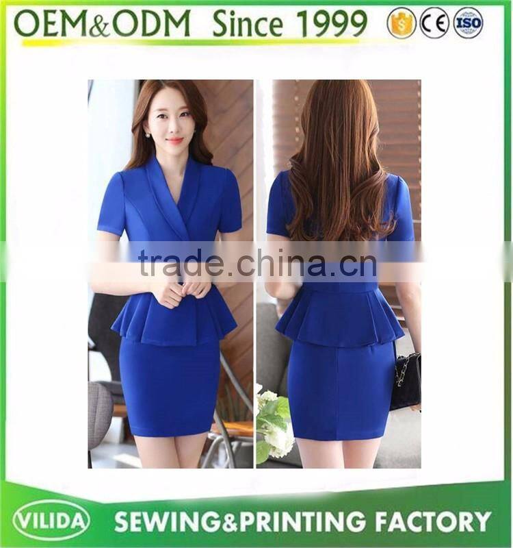 OEM Factory New Ladies OL Office Formal Dress Blazers Lady Slim Fit Suit OEM