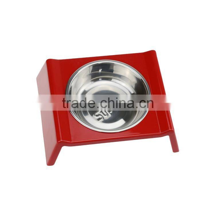 Chi-buy, 160ml Insert Dish Elevated Food Feeding Dog Bowl