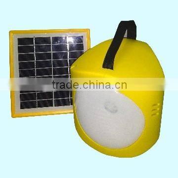 Solar LED lantern with hand string