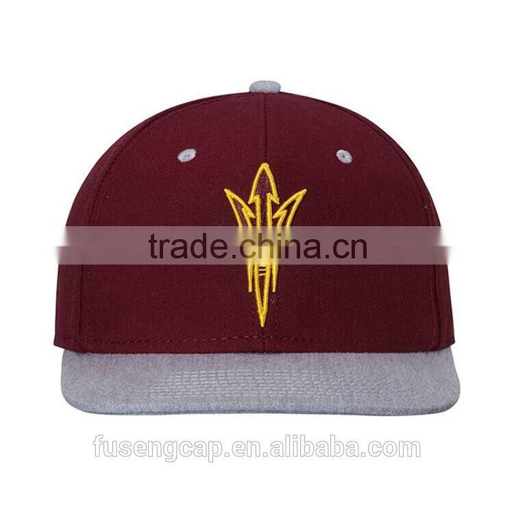 6 Panel 3d Embroidery Caps Custom Snapback
