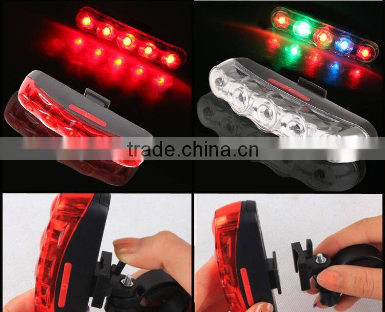 5super bright led bike light for bike seatpost