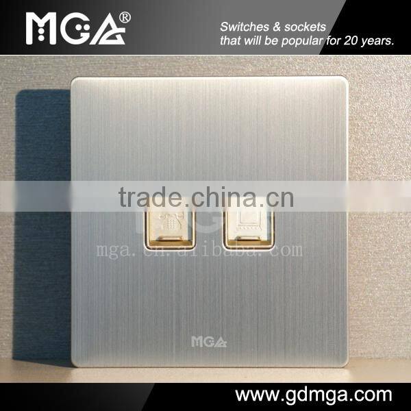 telephone socket & RJ45 outlet & RJ45 wall outlet