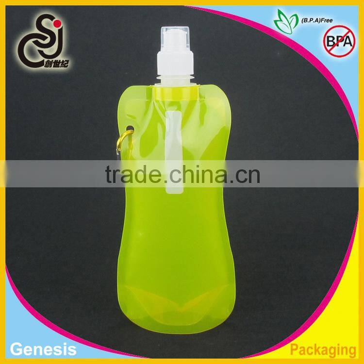 foldable water bottle/plastic water bottle/empty plastic water bottle