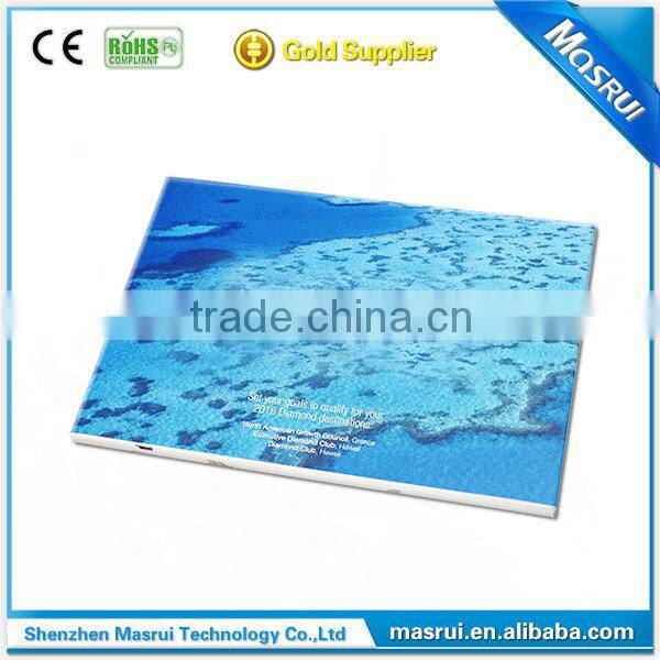 China Art and Craft Supply Factory Customized Printing 1.8" - 10" LCD Display Stands for Greeting Cards