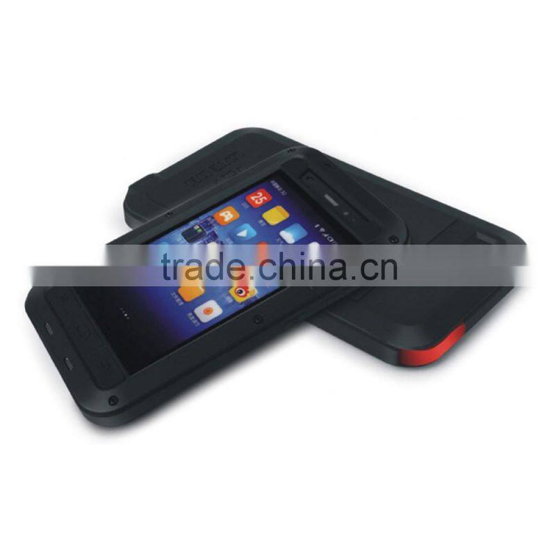 LOVE MEI Metal + Silicone + Gorilla Glass Hybrid Case for Xiaomi 3 MI3,Shockproof Waterproof Dustproof Powerful Case,love mei