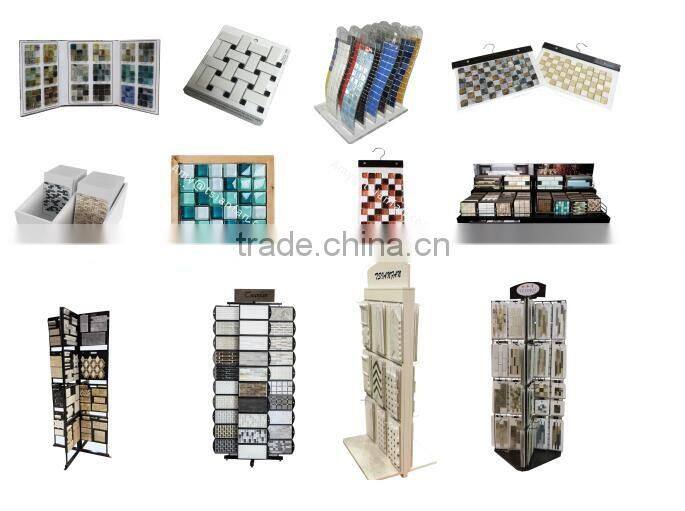 mosaic tile and mable stone iron display stand