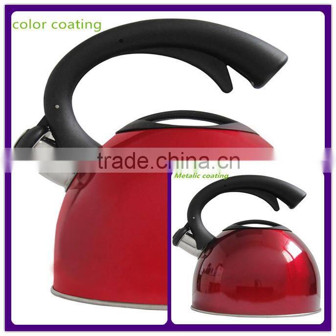 whistling stainless steel water kettle with induction bottom