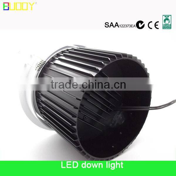 2015 HOT SALES dimmable Sharp 30w led downlight( Cutout: 140mm ) waterproof IP65