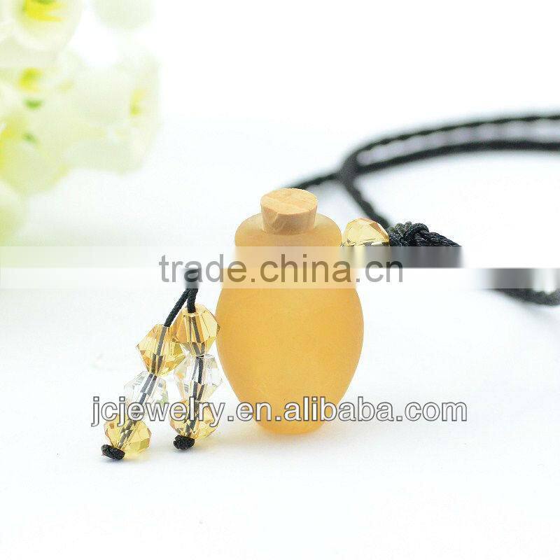 ANTIQUE CHINESE MURANO GLASS SCENT BOTTLE PENDANT NECKLACE