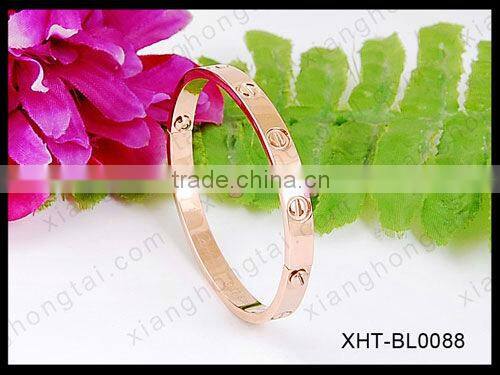 Stainless Steel IP Gold Bangles, Top Quality