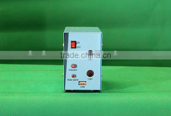 portable solar light with led lamp solar home lighting system with USB charger rechargeable led solar lighting kit