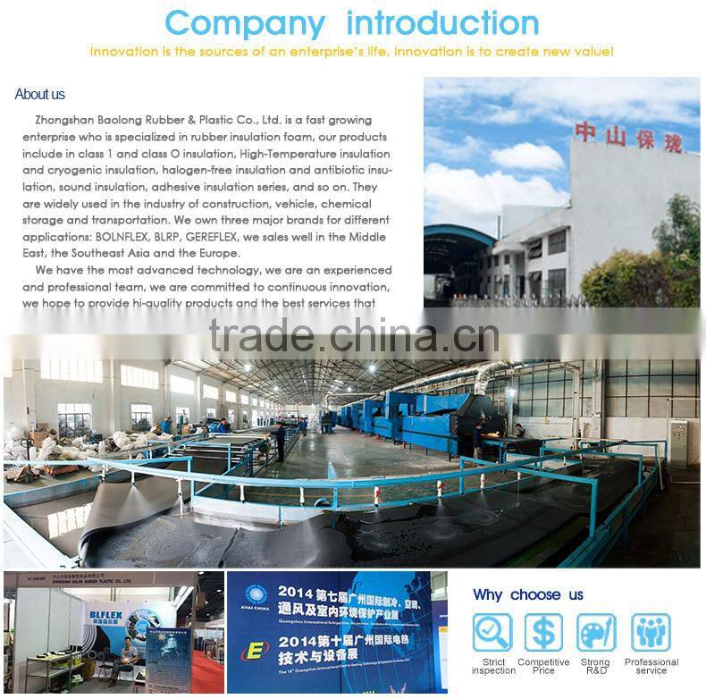 Fireproof Cold And Heat Insulation Flexible Pvc Rubber Foam Board