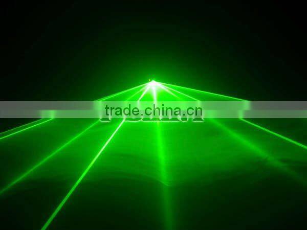 portable single green laser beam effect light