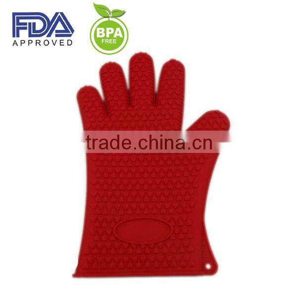 FDA high temperature silicone rubber gloves