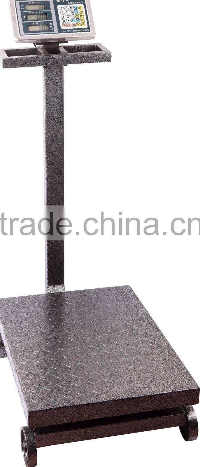 TCS 300kg LED Electronic Weighing Platform Wheel Scale guangzhou supplier