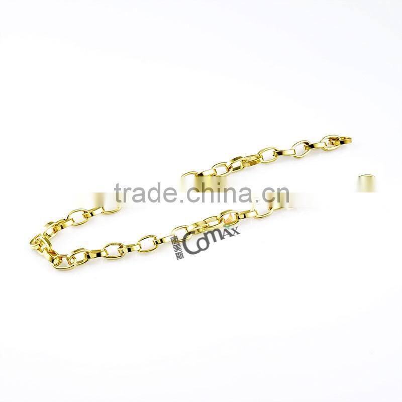 Small Link Silver and Gold Iron Shoe Chain