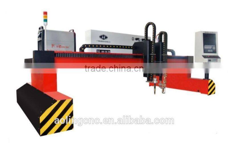 Stainless/metal cutting machine best large gantry type plasma and flame cutter