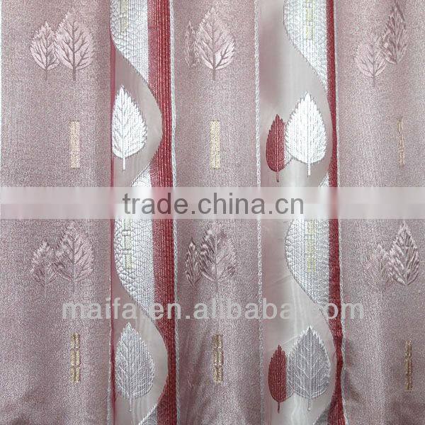 Many Color Available For Voile Jacquard Curtains(lux tenda di design)