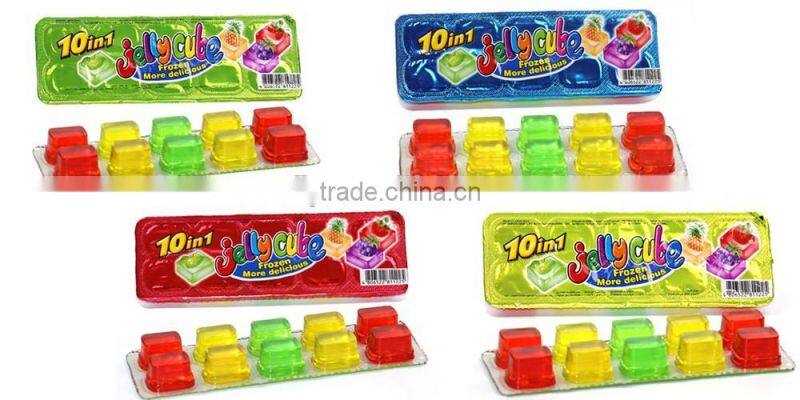 80g taiwan jelly cube /10 in 1 jelly