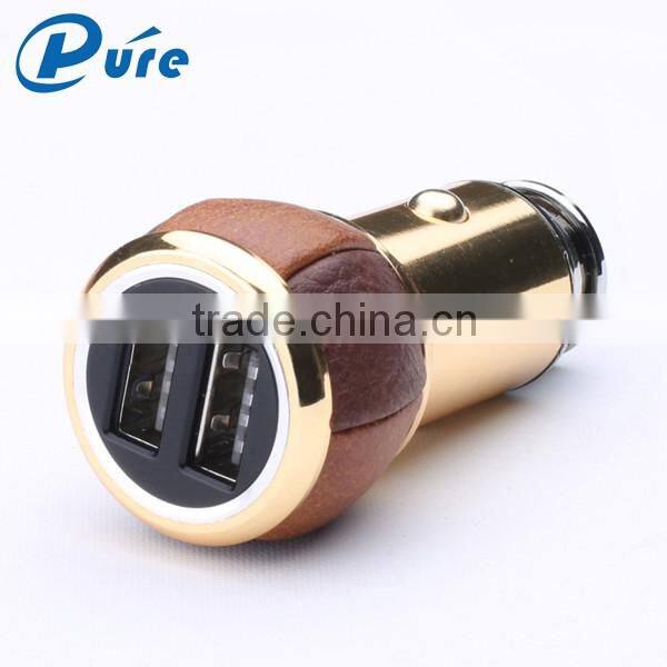 Promotional Wireless12V Car Charger 5V 2.4A Charger Mobile Dual USB Car Charger for iPhone 6 | for Samsung Portable 12v Car