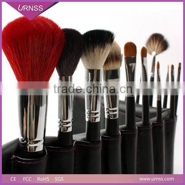 2016 Custom professional private label makeup brush with makeup brush case