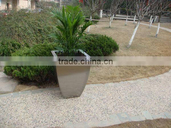 bonsai plants container stainless steel flower container and flowers pots
