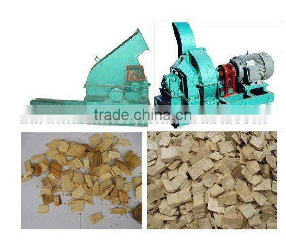 Finely process wood chipper machine