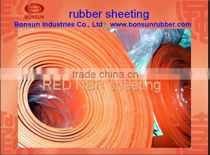 1mm to 50mm thickness BONSUN NBR Rubber Sheet