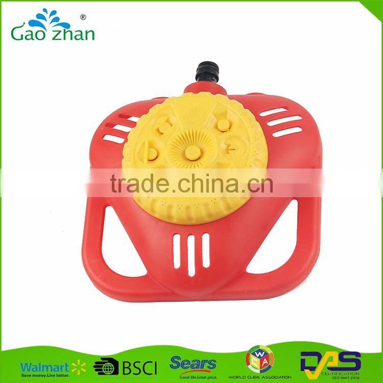 Ground-set fountain irrigation sprinkler