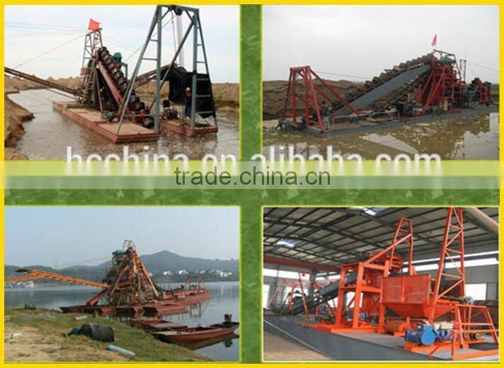 Gold Chain Bucket Dredge /Gold Wheel Bucket Dredge With Best Selling