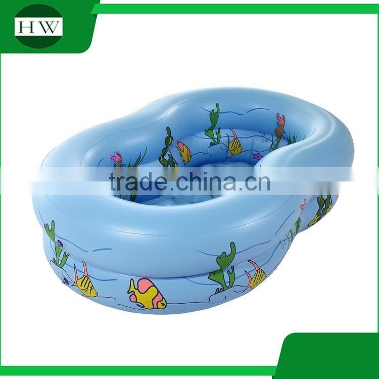 large children inflatable swimming fishing bath pool