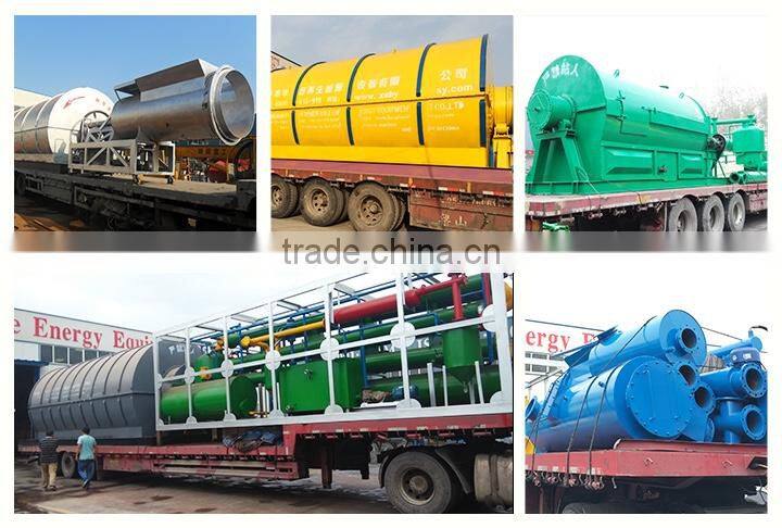 10kg-30T Waste Tyre/Plastics Recycling Machine Pyrolysis Plant To Diesel To Make Electricity