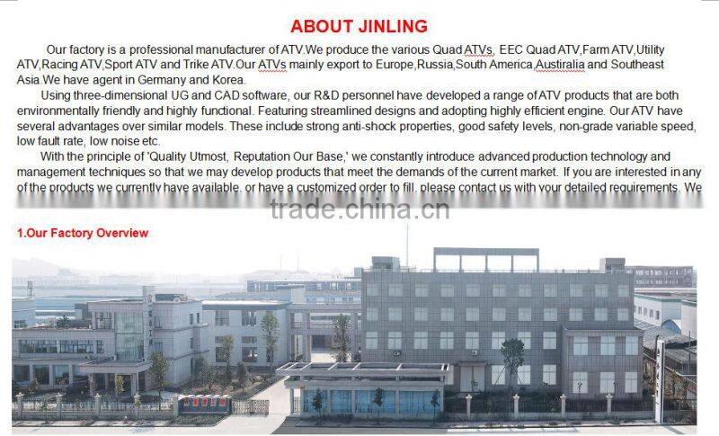 Jinling 300cc UTV quad bike foe sale