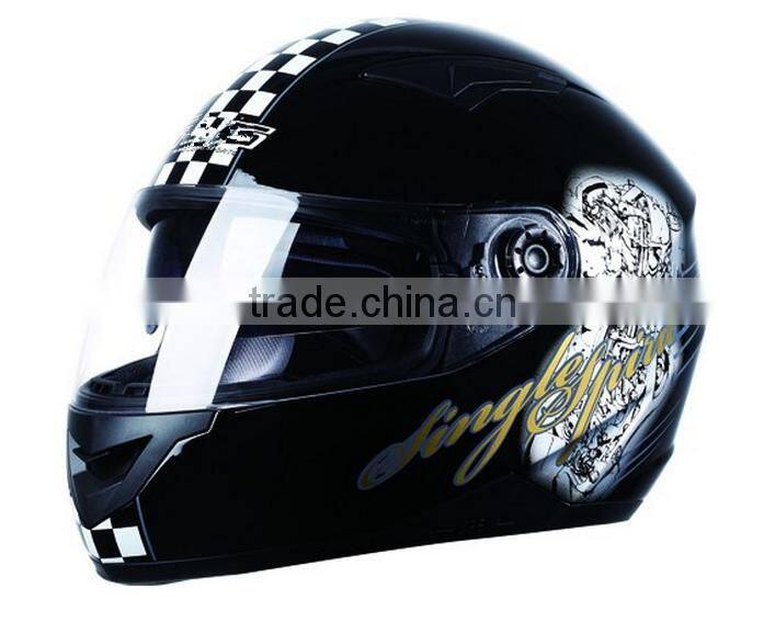 bluetooth double visor helmet/Moto cross ECE helmet /Full face bluetooth helmet/Adults Motorcycle helmet (TKH809)