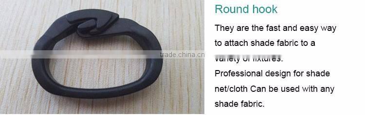 Anti insect net black circle plastic clip