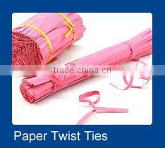 Farm Use Waterproof High quality Paper Printed vegetable twist tie