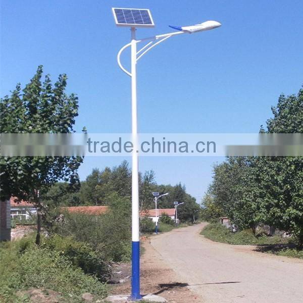Popular solar street light system with pole and battery