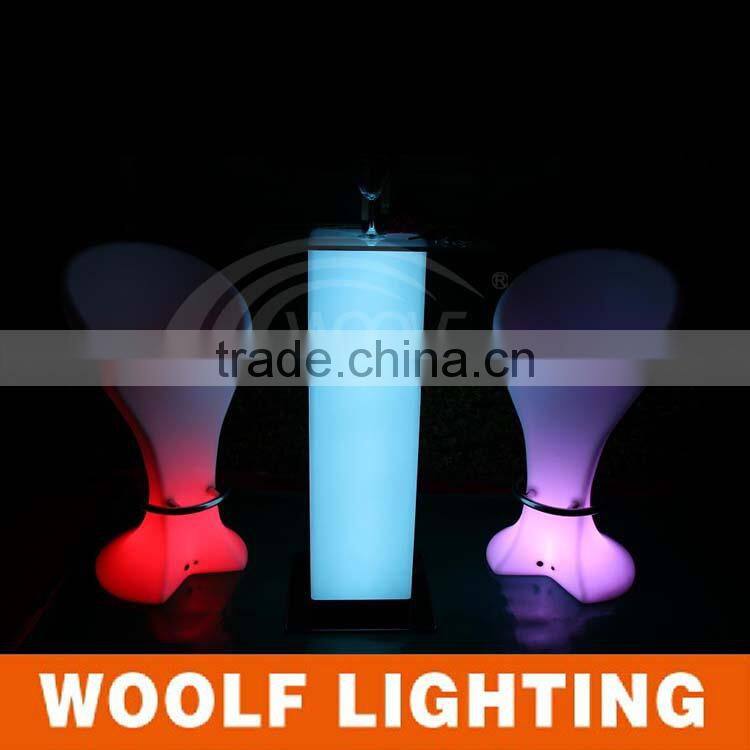 Colourful Rechargeable RGB LED lighting Up Coffee Chair