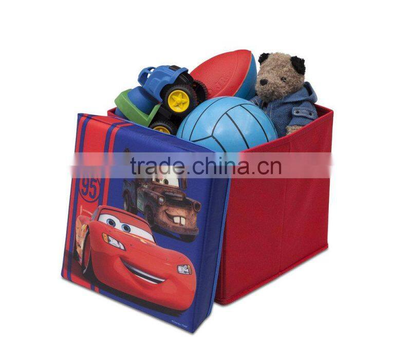 Disney Audited Factory Pixar Cars Ottoman Seat with Storage