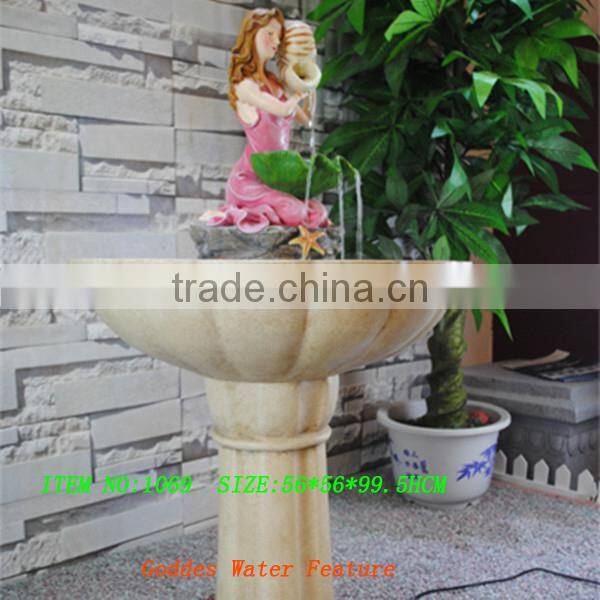New Style Colorful Water Fountains Water Feature for Garden Decoration