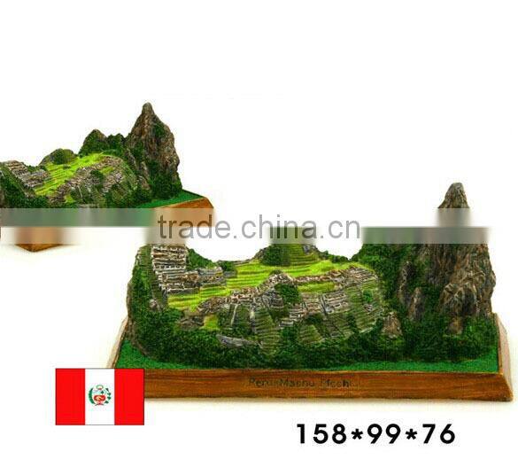 Hot sale antique Peru Machu Picchu resin peru wholesale
