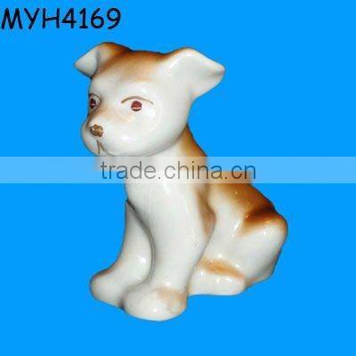 Vintage Rare Russian Soviet Porcelain Dog Figurine