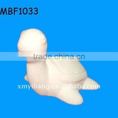 bisque tortoise figurine