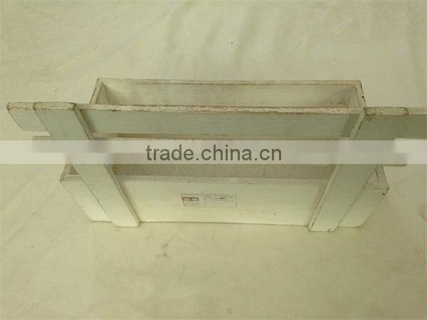 Hot Sale garden decoration flower box, shabby chic flower pot