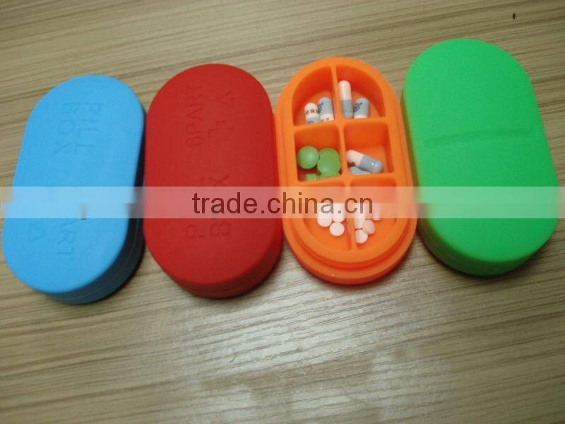 Eco-friendly silicone pill box