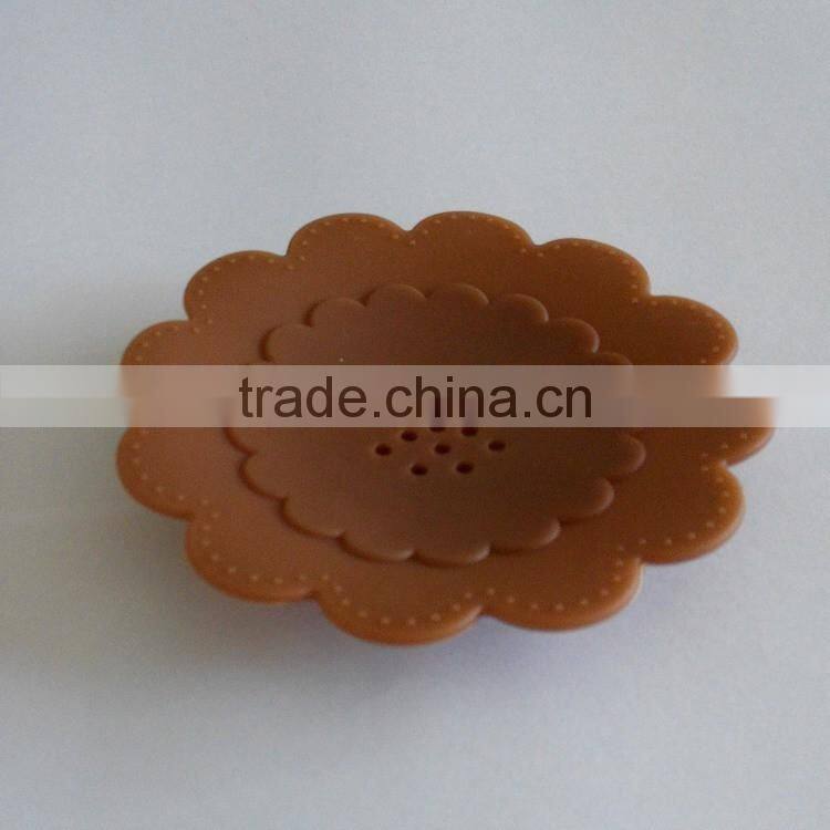 Practical and convinent non-slip Sexy Lace shape silicone soap molds /customizable Silicone BathroomSoap Dishes