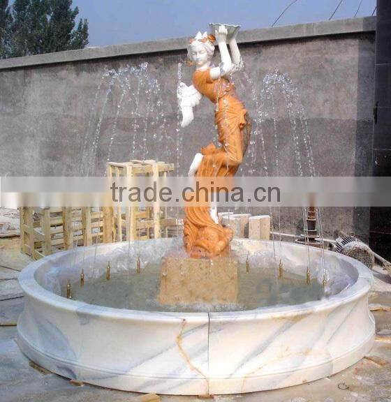 hand carved western style design marble stone mermaid fountain beautiful marble stone mermaid statue fountain