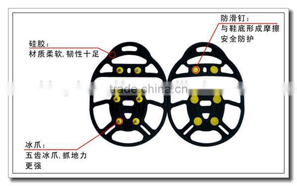 Non-skid device silicone shoe-pad